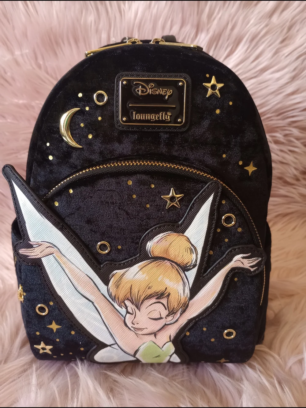 Tinker Bell Pixie Dust Velvet Mini Backpack